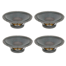 4 X BUNDLE DEAL Eminence ALPHA 10 8ohm 10" 150 watt Speaker
